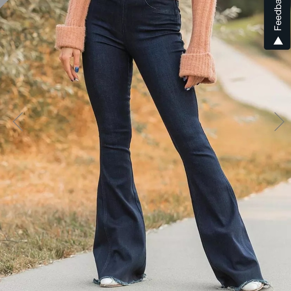 Flying Monkey High Rise Super Flare Jeans